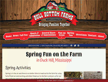 Tablet Screenshot of bullbottomfarms.com